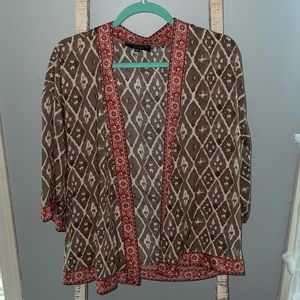 NEVER WORN FEATHERS BY TOLANI KIMONO